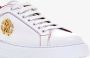 Roberto Cavalli Gouden Embleem Leren Sneakers White Heren - Thumbnail 4