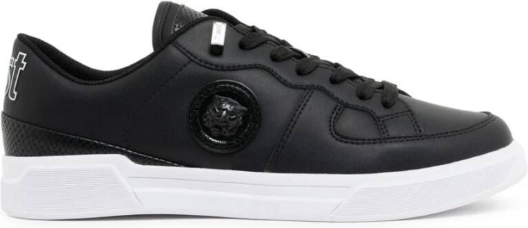 Roberto Cavalli Heren Lage Top Sneakers Black Heren