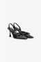 Roberto Cavalli Krokodilschaal Slingbacks Black Dames - Thumbnail 2