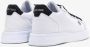 Roberto Cavalli Logo Leren Sneakers Klassieke Vetersluiting White Heren - Thumbnail 3