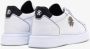 Roberto Cavalli Logo Leren Sneakers Klassieke Vetersluiting White Heren - Thumbnail 3