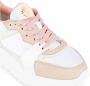 Roberto Cavalli Sneakers van suède en mesh met logodetails White Dames - Thumbnail 3