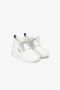 Roberto Cavalli Stijlvolle leren hardloopschoenen White Heren - Thumbnail 2