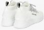 Roberto Cavalli Stijlvolle leren hardloopschoenen White Heren - Thumbnail 3