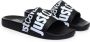 Just Cavalli Zwarte Pool Slide Sandalen Black Heren - Thumbnail 2