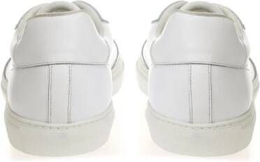 Roberto Cavalli Wit Leren Lage Sneakers White Dames