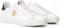 Roberto Cavalli Witte Leren Sneaker White Heren - Thumbnail 2