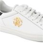 Roberto Cavalli Witte Leren Sneaker White Heren - Thumbnail 3