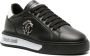 Roberto Cavalli Zwarte leren casual trainers Black Dames - Thumbnail 2