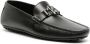 Roberto Cavalli Zwarte leren loafers casual plat Black Heren - Thumbnail 2