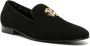 Roberto Cavalli Zwarte leren loafers casual platte schoenen Black Heren - Thumbnail 2