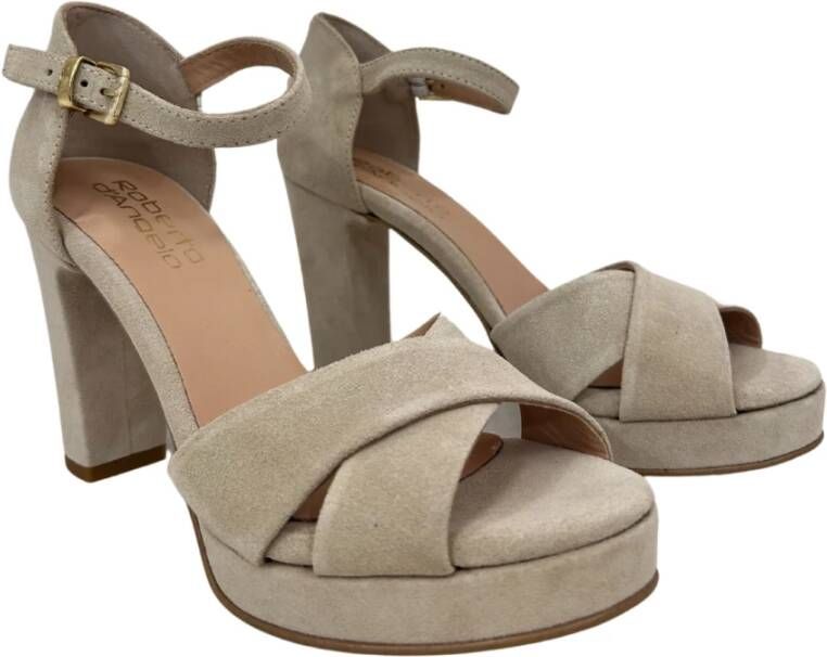 Roberto d'Angelo Beige Tokyo Hoge Hak Pumps Beige Dames