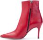 Roberto Festa Barcelona Super Zip Heeled Boots Red Dames - Thumbnail 4