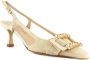 Roberto Festa Beige Denim Atena Slingback Sandalen Beige Dames - Thumbnail 2