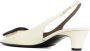 Roberto Festa Beige Leren Slingback Hakken White Dames - Thumbnail 3