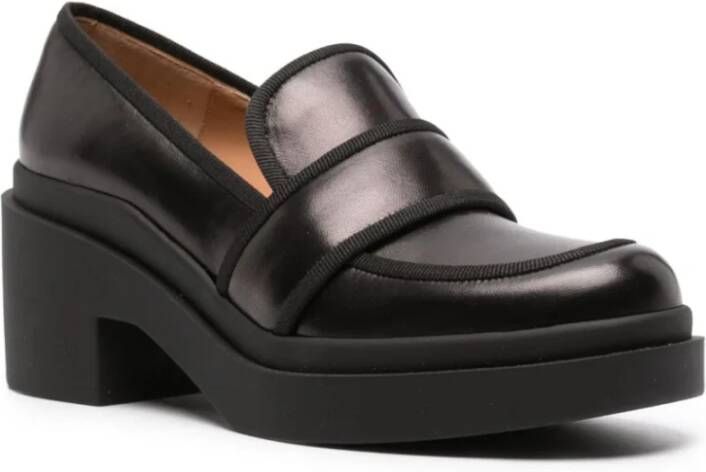 Roberto Festa Block Heel Loafers Black Dames