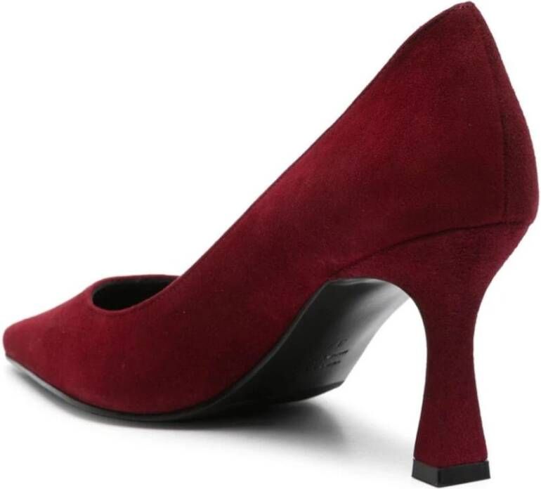 Roberto Festa Bordeaux Suede Kate Pumps Red Dames