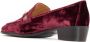 Roberto Festa Bordeaux Velvet Axel Loafer Goud-tone Red Dames - Thumbnail 3