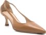 Roberto Festa Bruin Leren Coralie Pumps met Hak Brown Dames - Thumbnail 2