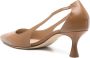 Roberto Festa Bruin Leren Coralie Pumps met Hak Brown Dames - Thumbnail 3