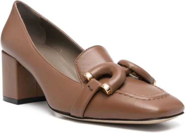 Roberto Festa Bruine platte schoenen met blokhak Brown Dames