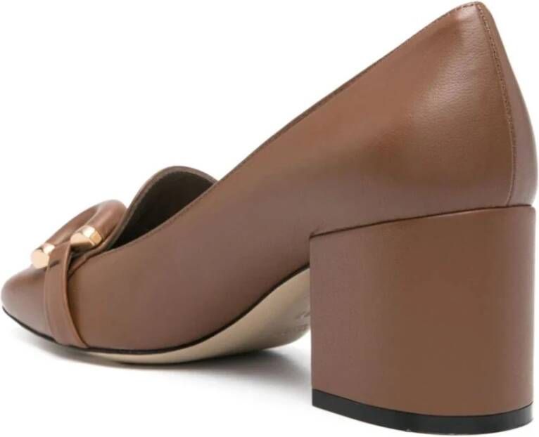 Roberto Festa Bruine platte schoenen met blokhak Brown Dames