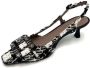 Roberto Festa Chique Tweed Slingback met Kristal Gesp Black Dames - Thumbnail 2