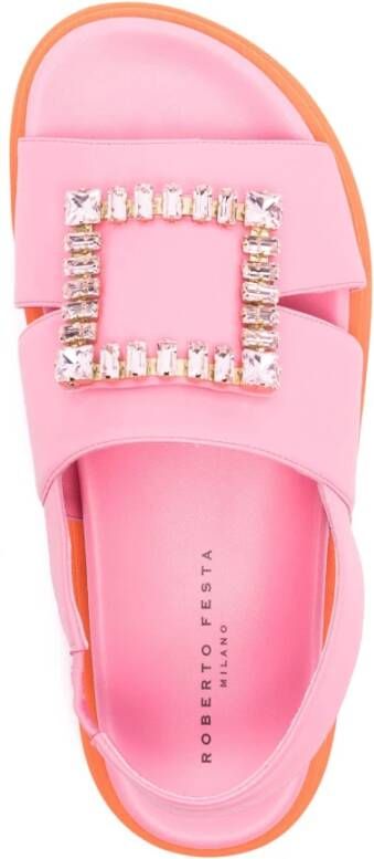 Roberto Festa Chunky Sole Sandalen Pink Dames