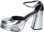 Roberto Festa Dames Glanzende Leren Sandalen Gray Dames - Thumbnail 2