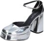 Roberto Festa Dames Glanzende Leren Sandalen Gray Dames - Thumbnail 5