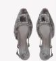 Roberto Festa Ecopelliccia Slingback Juweel Platte Schoenen Gray Dames - Thumbnail 4