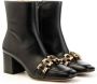 Roberto Festa Elegante Enkellaarsjes met Uniek Accessoire Black Dames - Thumbnail 2