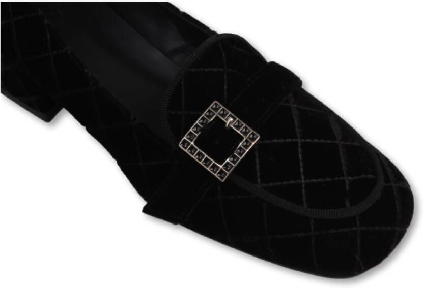 Roberto Festa Elegante Hakken Schoen Black Dames