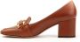 Roberto Festa Elegante Leren Loafer met Uniek Accessoire Brown Dames - Thumbnail 4