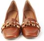 Roberto Festa Elegante Leren Loafer met Uniek Accessoire Brown Dames - Thumbnail 5