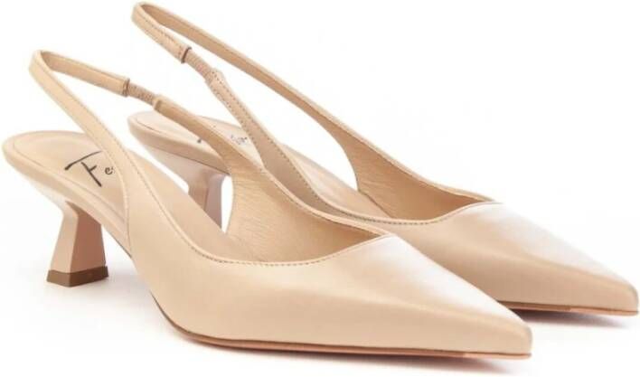 Roberto Festa Elegante Slingback Arabel Hakken Beige Dames