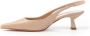 Roberto Festa Elegante Slingback Arabel Hakken Beige Dames - Thumbnail 4