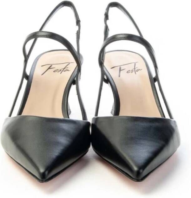 Roberto Festa Elegante Slingback in Nappaleer Black Dames