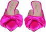 Roberto Festa Fuchsia Satijnen Strik Sandalen Puntig Model Pink Dames - Thumbnail 2