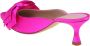 Roberto Festa Fuchsia Satijnen Strik Sandalen Puntig Model Pink Dames - Thumbnail 3