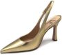 Roberto Festa Gouden Gelamineerde Slingback Hakken Yellow Dames - Thumbnail 2