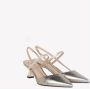 Roberto Festa Grijze platte schoenen met slingback Gray Dames - Thumbnail 2