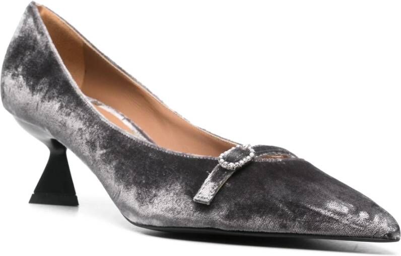 Roberto Festa Grijze Velvet Schoenen Gray Dames