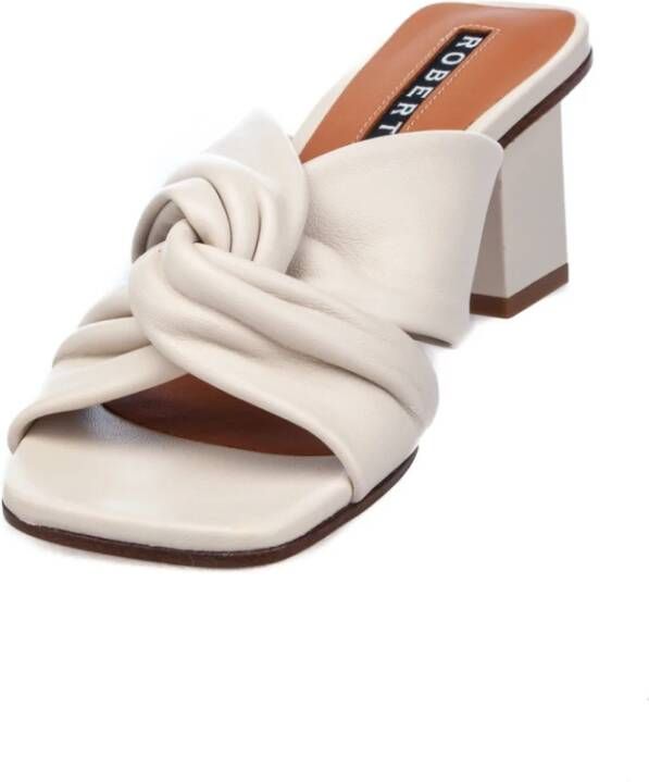 Roberto Festa Heeled Mules Beige Dames