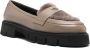 Roberto Festa Jerry Leren Bont Loafers Beige Dames - Thumbnail 3