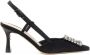 Roberto Festa Slingback pumps met juweeldetail Zwart Dames - Thumbnail 2