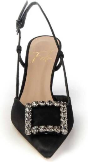 Roberto Festa Jewel Slingback Pumps Black Dames