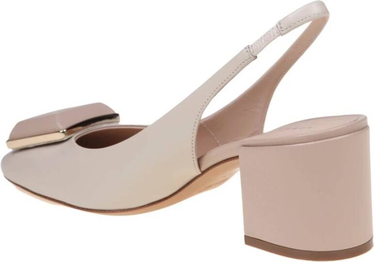 Roberto Festa Kameel Slingback Hakken Elegante Stijl Pink Dames