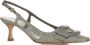 Roberto Festa Kristalversierde puntige slingback-hakken Green Dames - Thumbnail 2