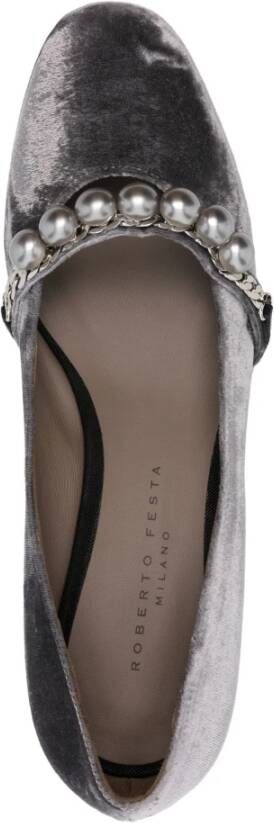 Roberto Festa Liana Velvet Pumps Gray Dames